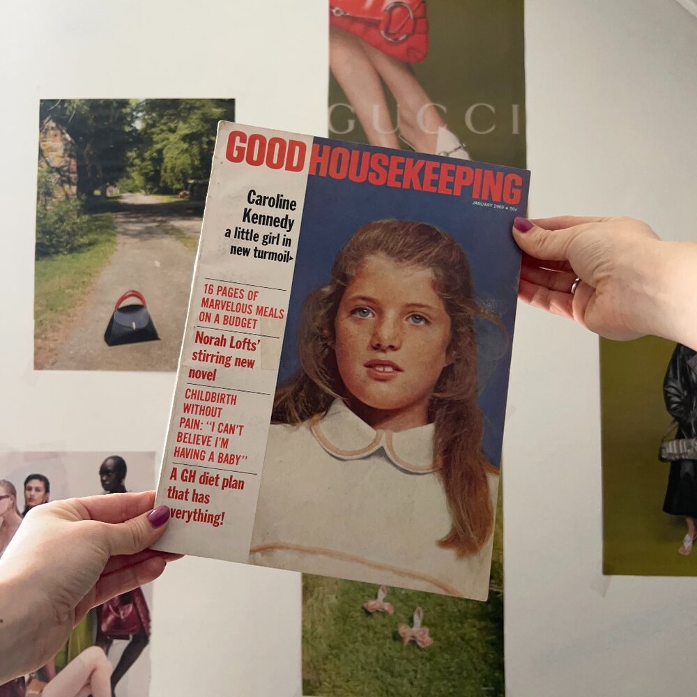 Vintage Good Housekeeping Magazine July 1969 JFK Caroline Kennedy Memorabilia